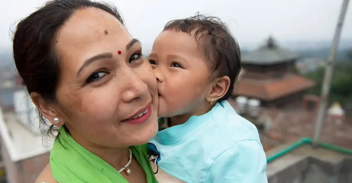 mrighna-kissing-mother-after-free-smile-train-cleft-lip-palate-surgery-nepal
